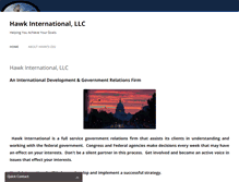 Tablet Screenshot of hawkinternational.us